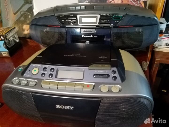 Магнитолы Panasonic CD, Sony CD, кассетники Sony