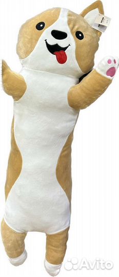 Собака корги обнимашка. Игрушка подушка корги