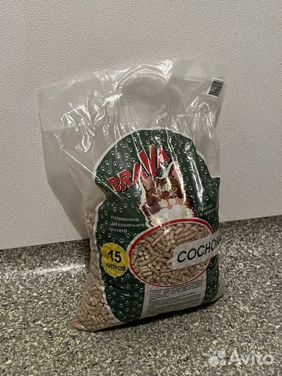 Кошачий наполнитель сосновый