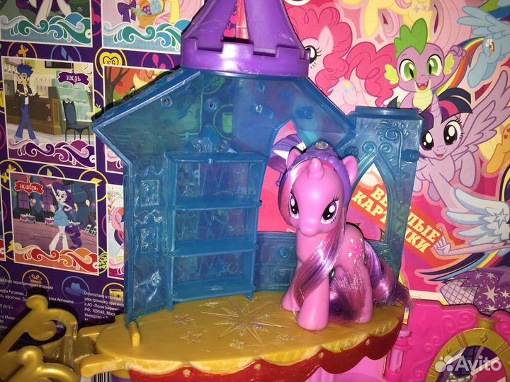 My Little Pony Замок Твайлайт и Вертолёт