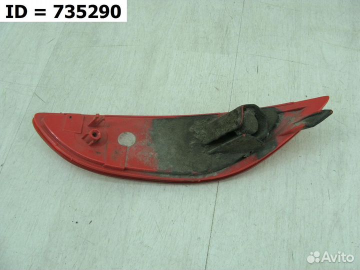 Светоотражатель катафот заднего бампера левый Hyun