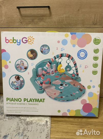 Игровой коврик с пианино Baby Go