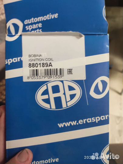 Катушка зажигания era 880189 Шевроле лачетти