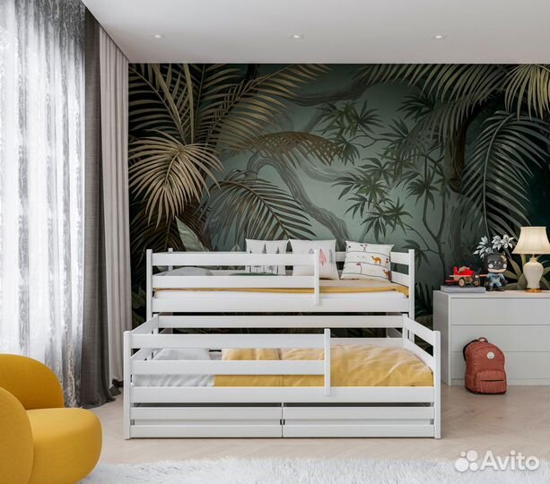 Двухъярусная кровать безопасная