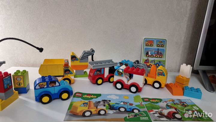 Lego duplo машинки для малышей
