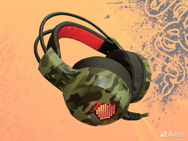 Игровые наушники Xiberia X6 usb 7.1