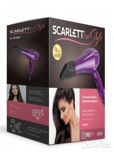 Фен Scarlett мощность 2200Вт