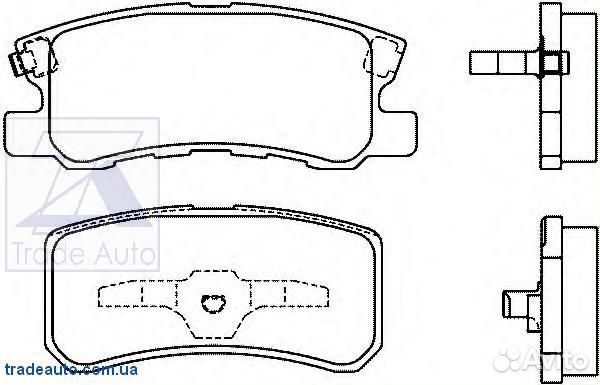 Brembo P 54 031 Колодки тормозные дисковые задн CH