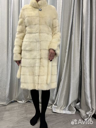 Шуба норковая 42 44 бу