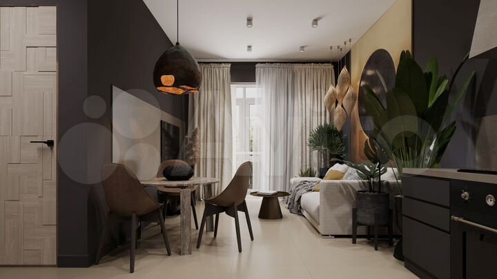 1-к. квартира, 43,9 м², 17/18 эт.