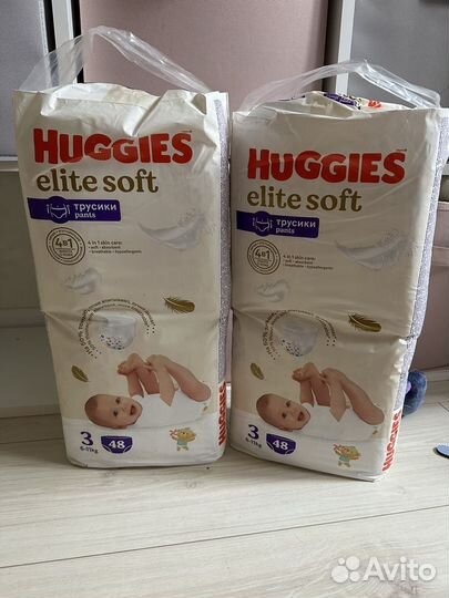 Huggies elite soft 1,2 и 3 размеры