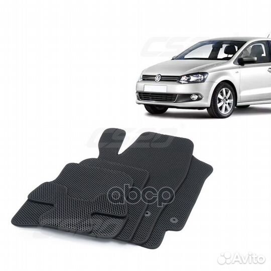 Коврики салона VW Polo V sd 2010 г.в. материал