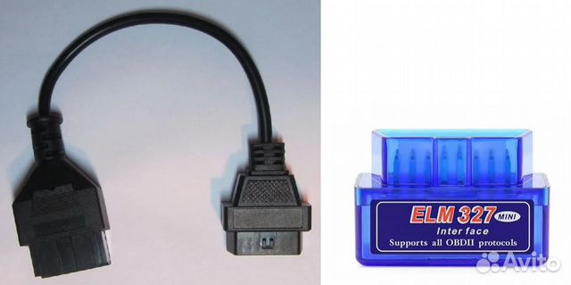 Диагностический кабель OBD2 для KIA ELM327