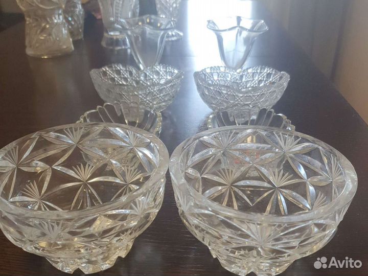 Хрустальные салатники СССР