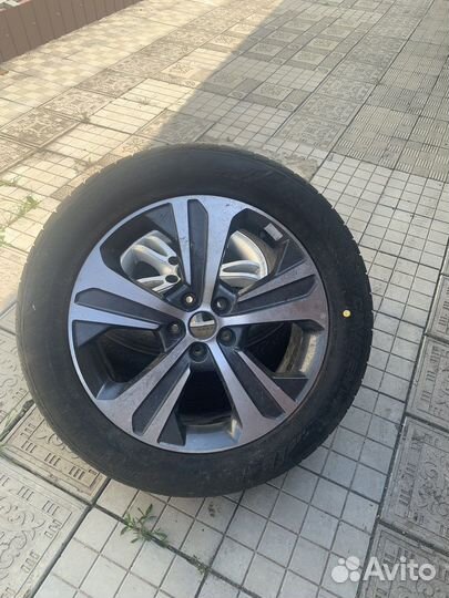 Запасное колесо на kia