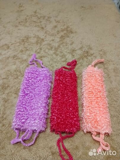 Мочалки ручной вязки