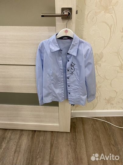 Рубашка в школу 122 (6 шт)