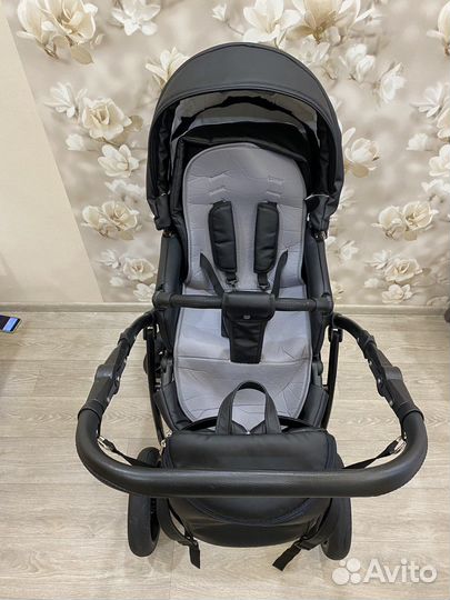 Коляска 2 в 1 alba экокожа