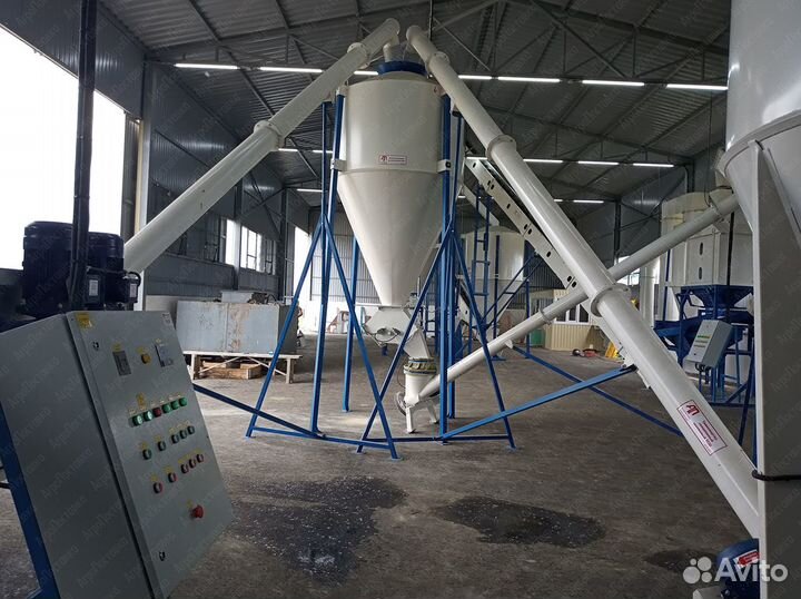 Шнековый транспортер зерна