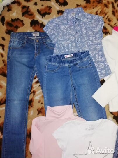 Пакетом,джинсы,флиска,юбки, рубашка