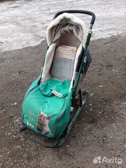 Коляска санки