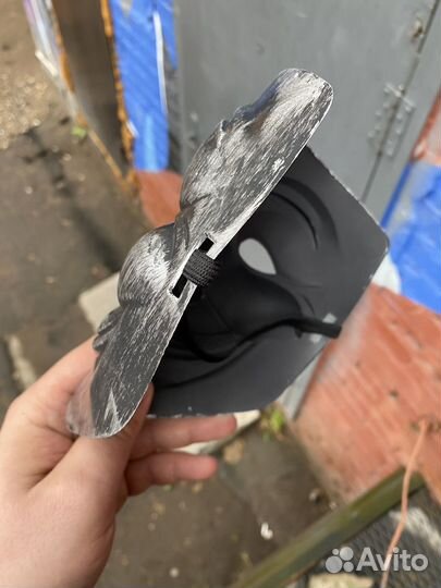 Маска Вендетта черная с серебром (новая)