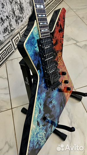 Ibanez Explorer flame & ice Dimarzio set (новая)