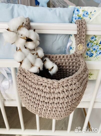 Корзинка вязаная