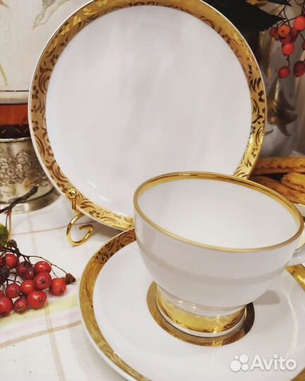 Тройка лфз Аврора чайная пара