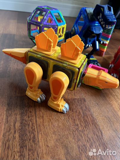 Конструктор магнитный Magformers Dino