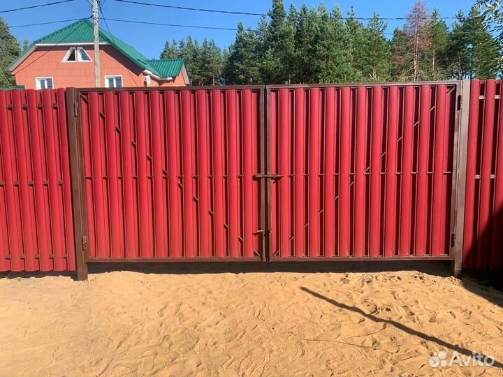 Заборы, навесы. Установка, монтаж