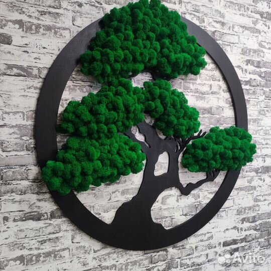 Панно из стабилизированного мха