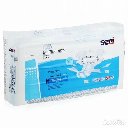 Подгузники для взрослых Super Seni “M” 75-110 cm