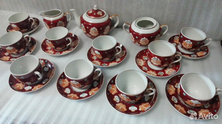 Чайный сервиз на 10 персон