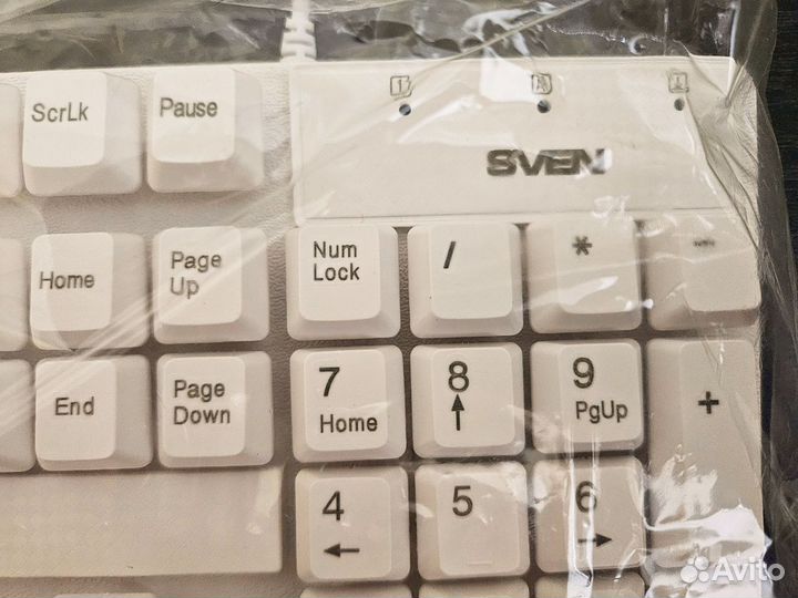 Клавиатура sven standard 301 USB белый