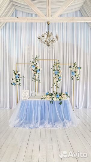 Оформление свадебного зала/декор