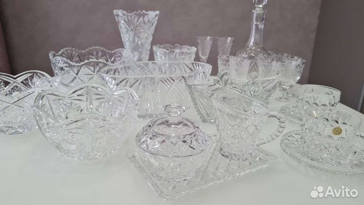 Хрустальная посуда СССР
