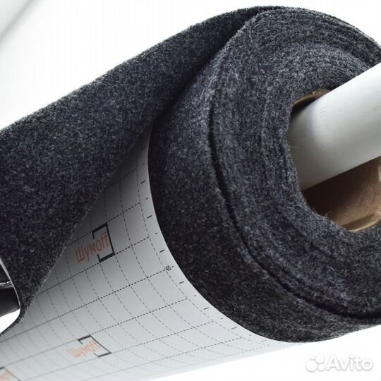 Карпет акустический графит 1,25х1м Шумофф