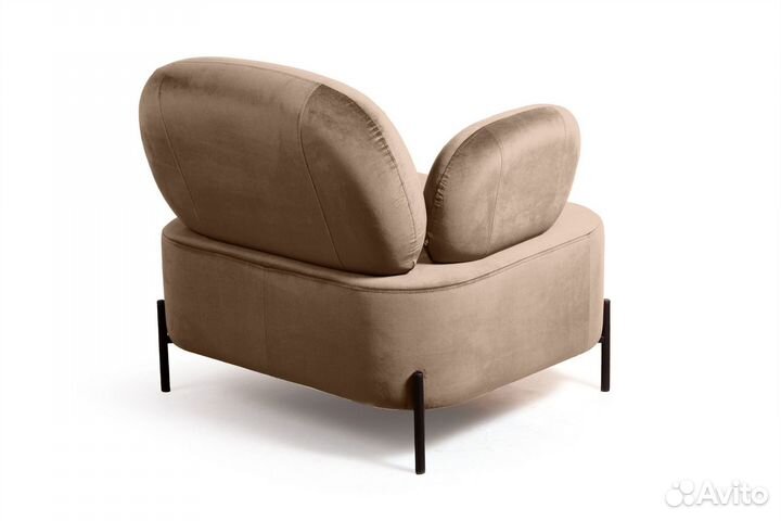 Кресло Dandy, бархат бежевый 5