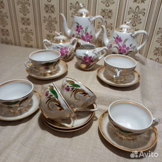 Чайно-кофейный сервиз.Дулева.Новый