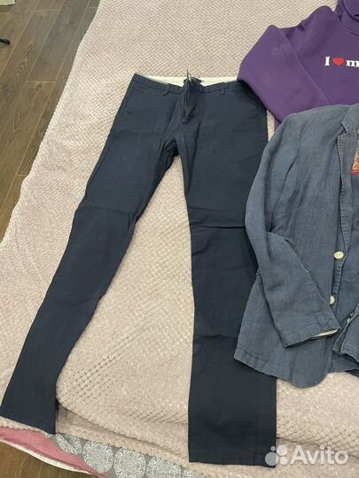 Пакет фирменных вещей на стройного парня