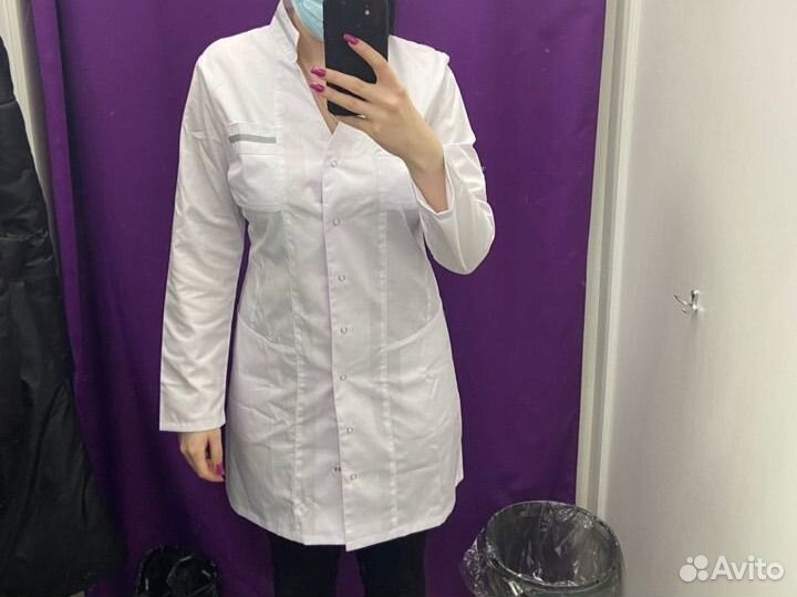 Медицинский халат женский размер 48/L