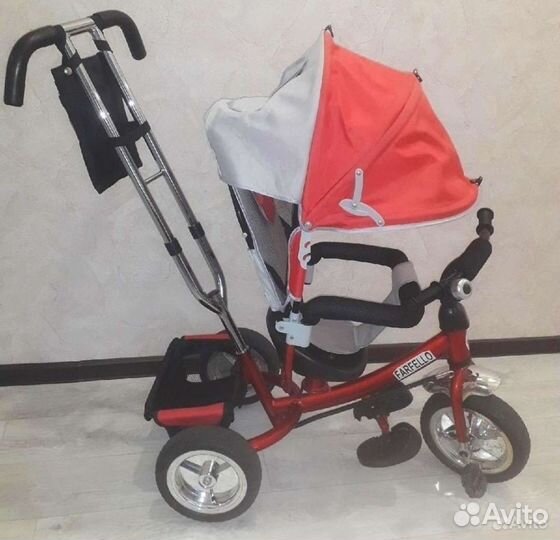 Велосипед с родительской ручкой