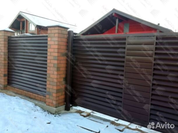 Забор жалюзи еврозабор