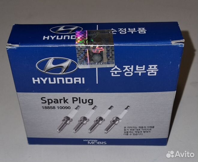 Свечи зажигания hyundai / kia 18858-10090 4шт