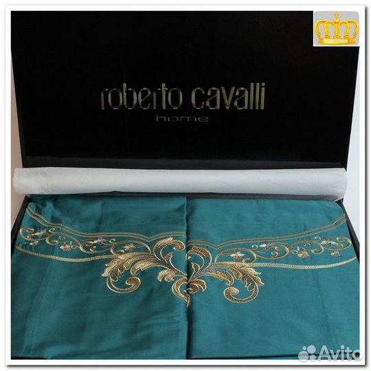 Постельное белье Roberto Cavalli Люкс Сатин Евро