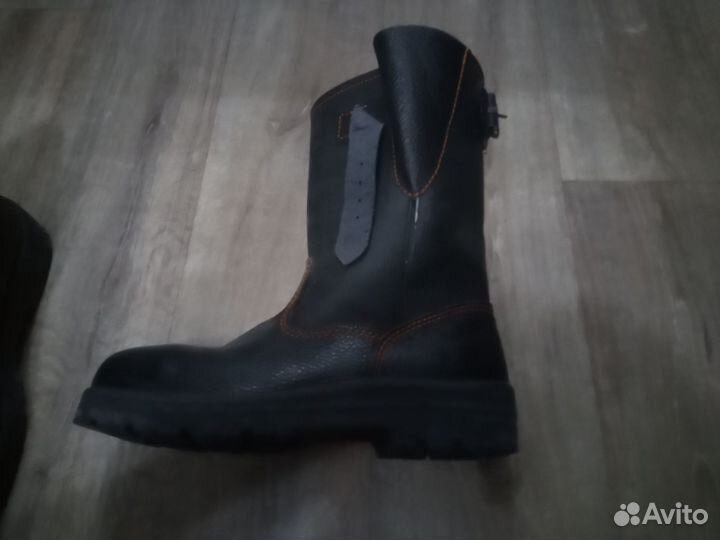 Сапоги кожаные, зимние, рабочие, 39р