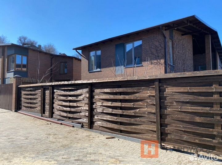 Забор Плетёнка двухметровый из Каменного дерева