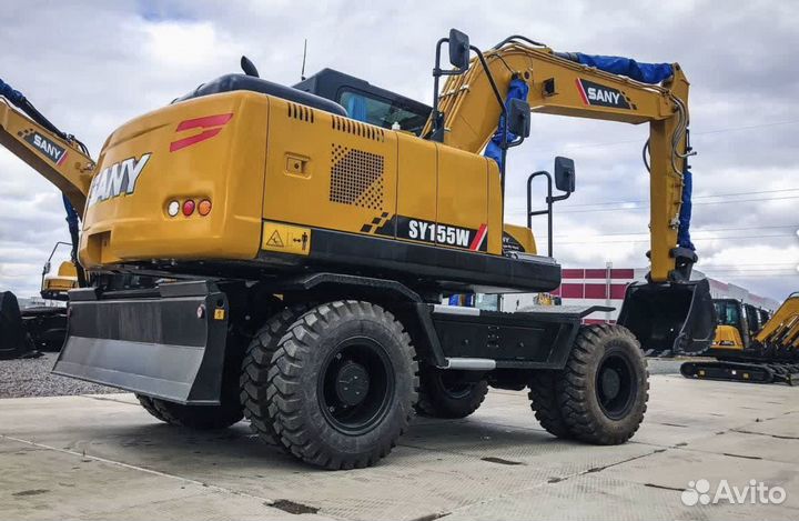 Колёсный экскаватор Sany SY155W, 2022