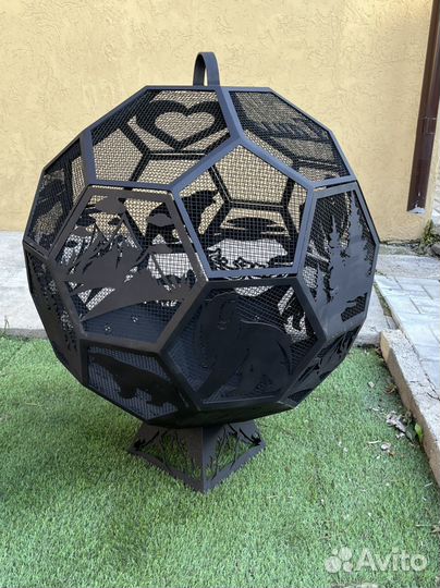 Костровая чаша с крышкой